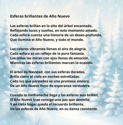 Winter Magic: Christmas & New Year Poetry Collection - Spanish edition