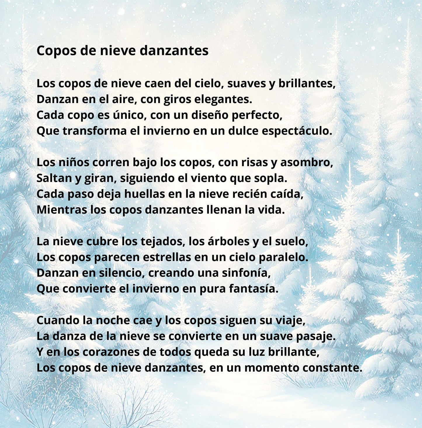 Winter Magic: Christmas & New Year Poetry Collection - Spanish edition