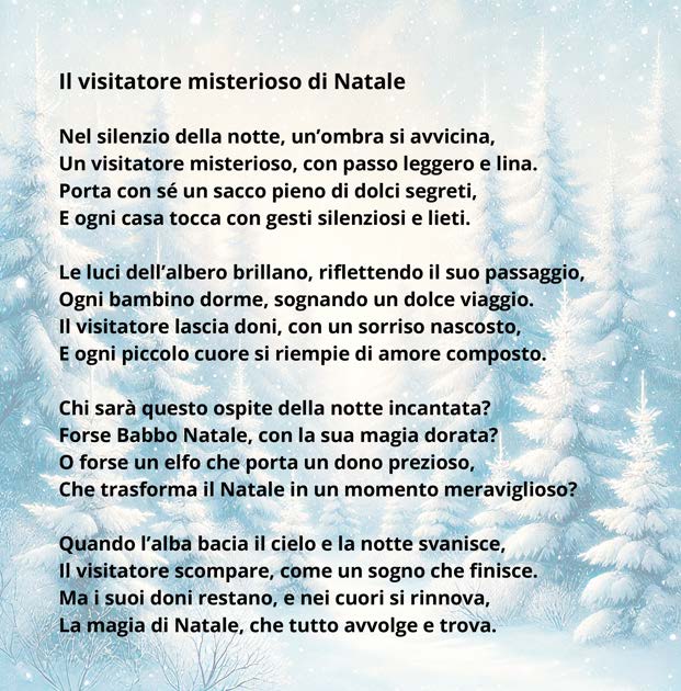 Winter Magic: Christmas & New Year Poetry Collection- Italian edition