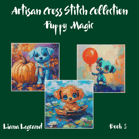 Puppy Magic: Cross Stitch Patterns - Book 5