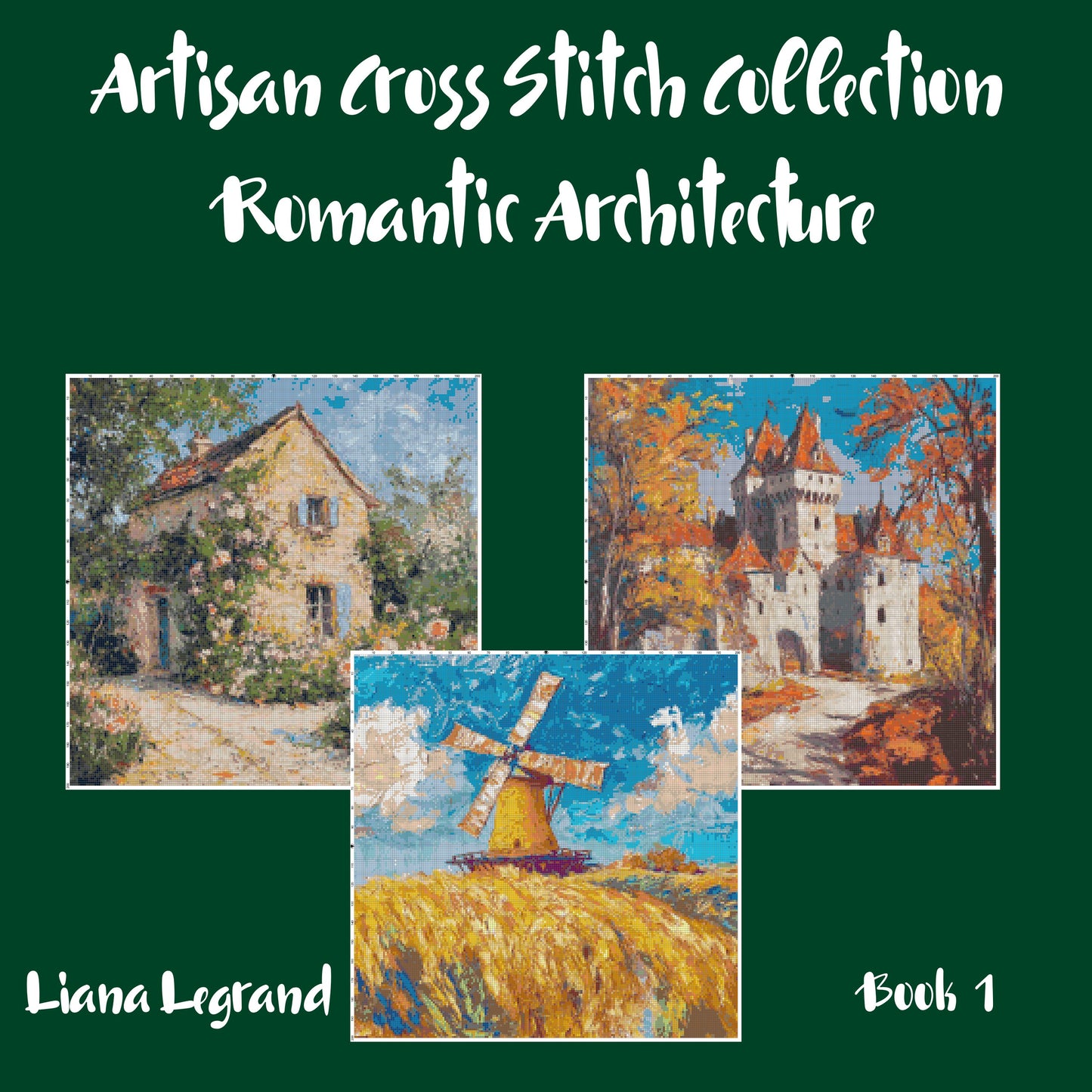 Romantic Architecture Collection: Cross Stitch Patterns - Book 1