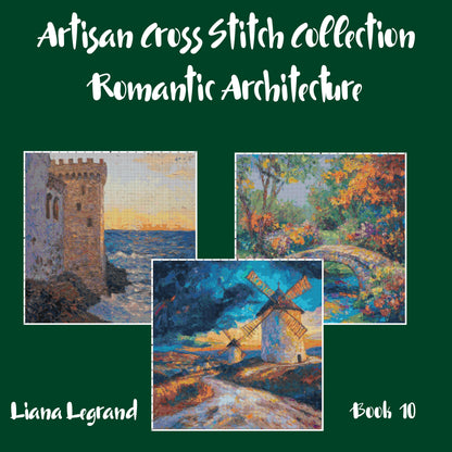 Romantic Architecture Collection: Cross Stitch Patterns - Book 10