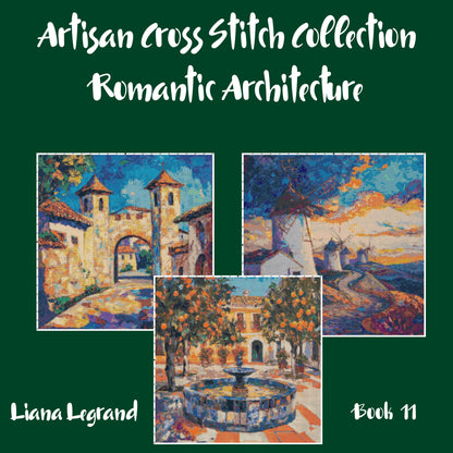 Romantic Architecture Collection: Cross Stitch Patterns - Book 11