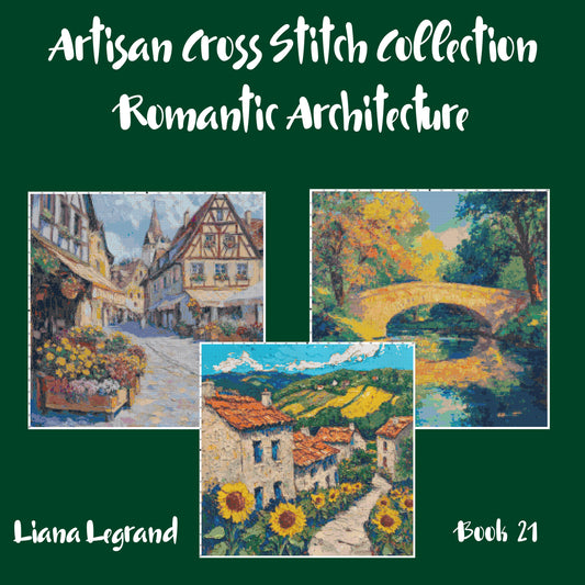 Romantic Architecture Collection: Cross Stitch Patterns - Book 21