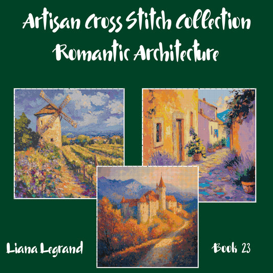 Romantic Architecture Collection: Cross Stitch Patterns - Book 23