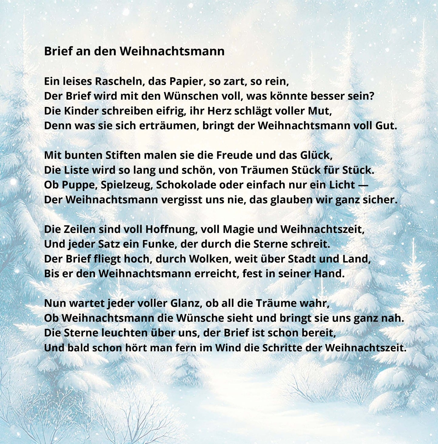 Winter Magic: Christmas & New Year Poetry Collection - German edition