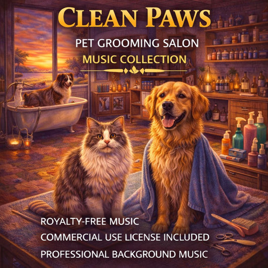 Clean Paws - Pet Grooming Salon Music Collection | Royalty-Free | Commercial License Included