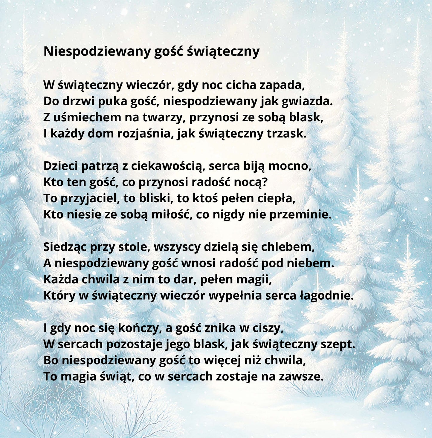Winter Magic: Christmas & New Year Poetry Collection - Polish edition