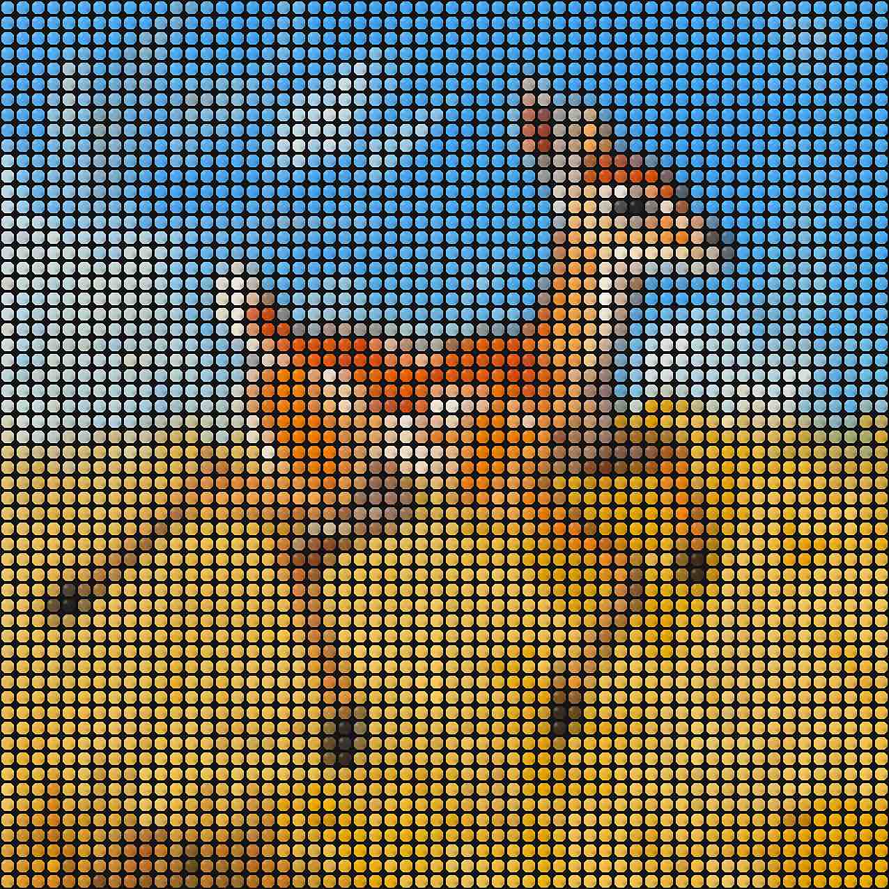 Fuse Beads Safari Baby Animals - Book 4