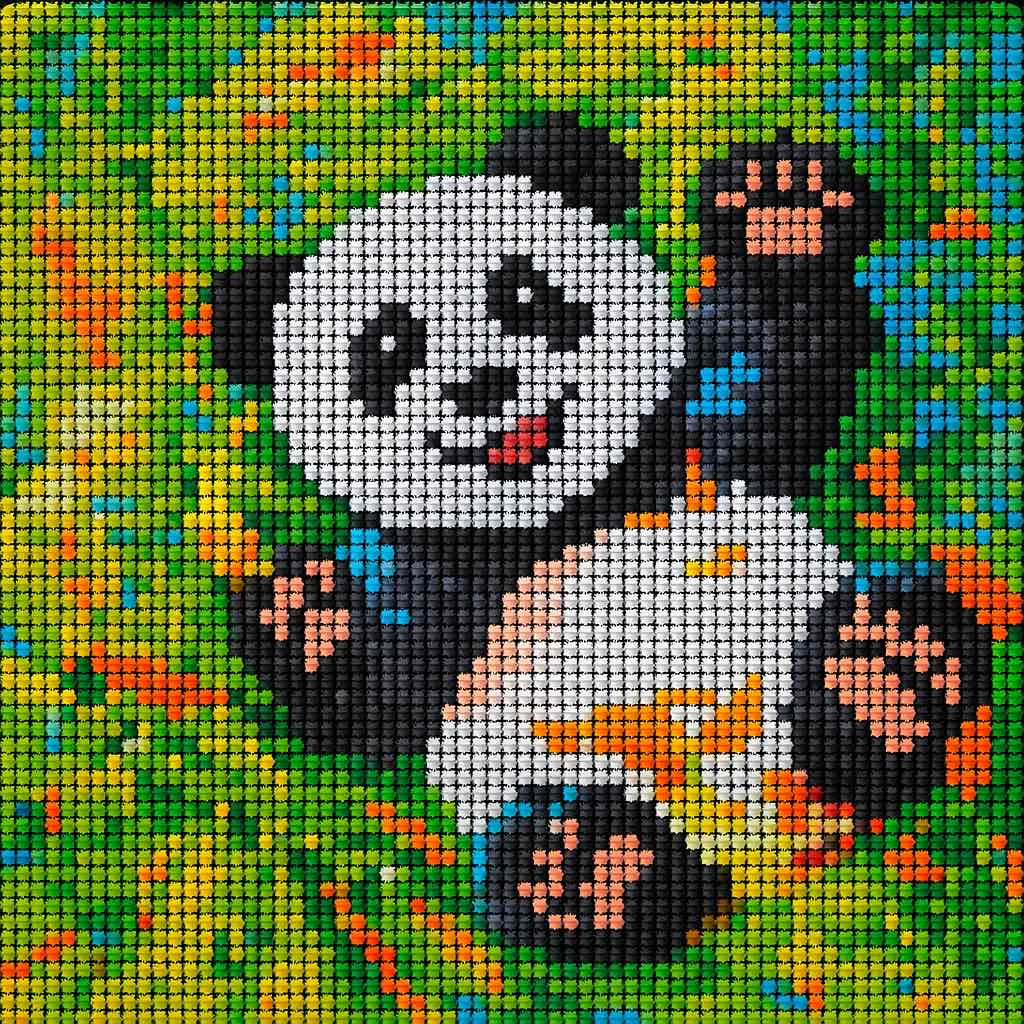 Fuse Beads Safari Baby Animals - Book 1