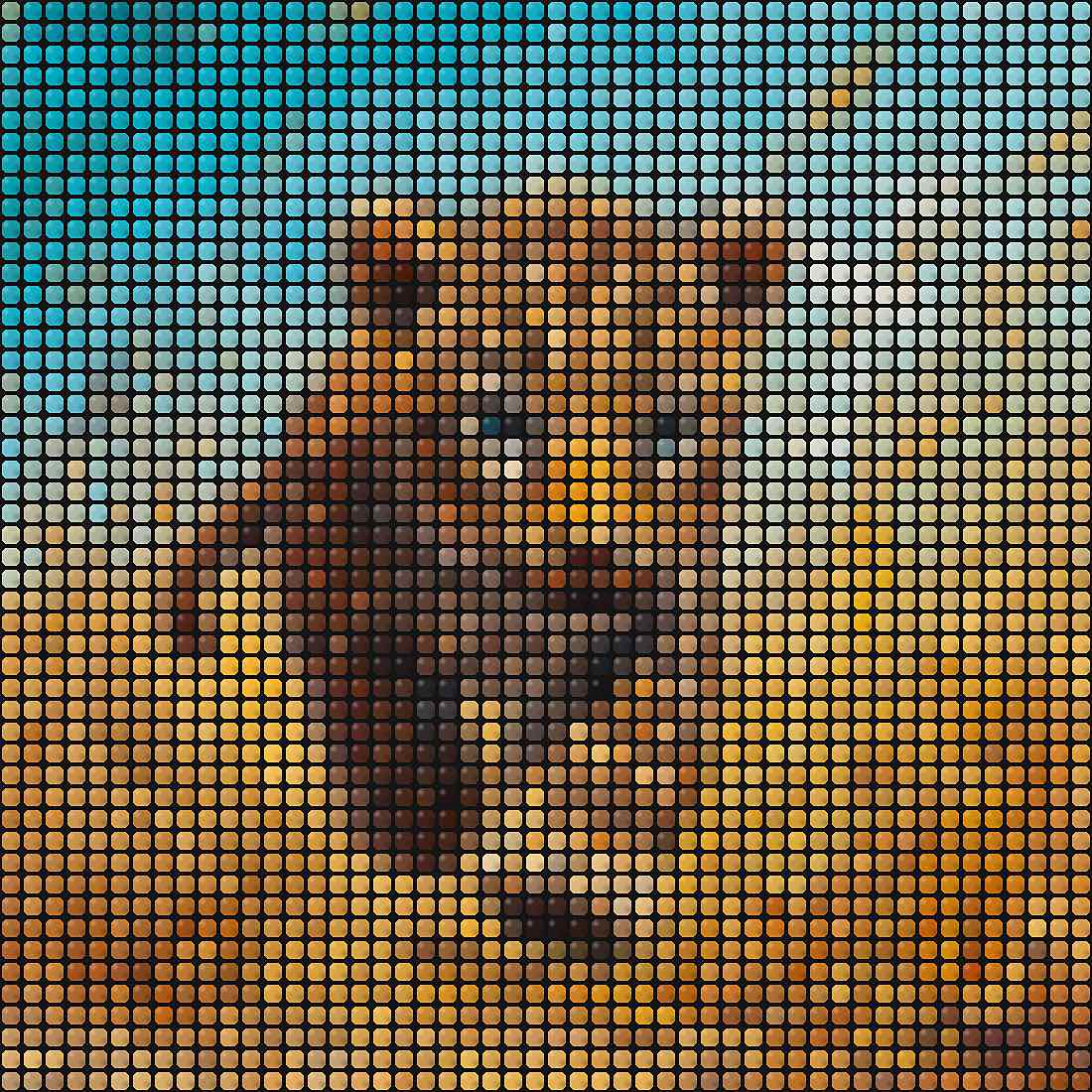 Fuse Beads Safari Baby Animals - Book 7