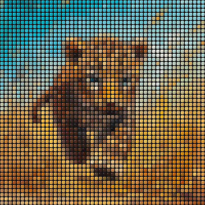 Fuse Beads Safari Baby Animals - Book 7