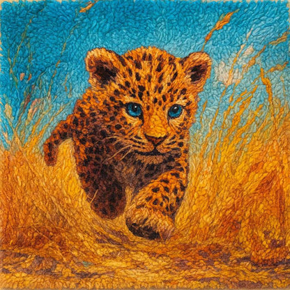 Latch Hook Safari Baby Animals - Book 2