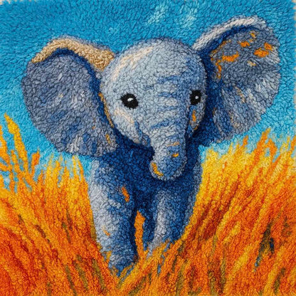 Latch Hook Safari Baby Animals - Book 2