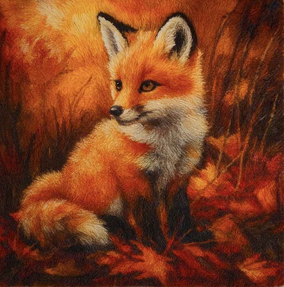 Latch Hook Forest Baby Animals - Book 1