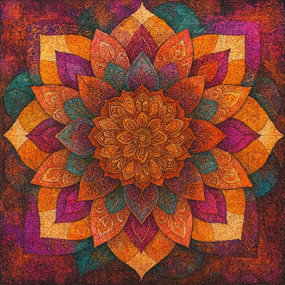 Latch Hook Mandalas - Book 3